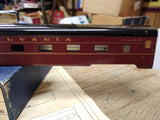 NOS HO Gauge Blue Line Streamlined Model Kit PRR 18 Roomette Car Metal Body Box