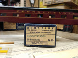 NOS HO Gauge Blue Line Streamlined Model Kit PRR 18 Roomette Car Metal Body Box