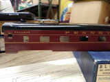 NOS HO Gauge Blue Line Streamlined Model Kit PRR 18 Roomette Car Metal Body Box