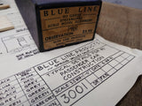 NOS HO Gauge Blue Line Streamlined Model Kit PRR Observation Car Metal Body Box