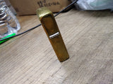 Vtg Zippo 1932 1982 Commemorative Solid Brass Cigarette Lighter Slashed Initials