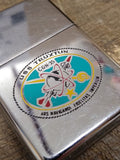 Vtg 1979 Zippo USS Truxtun CGN 35 Cigarette Lighter Nice Snap Good Shape USA!