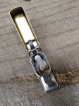 Vtg 2001 Zippo Brass Case Cigarette Lighter Nice Snap Made In The USA!