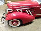 Vtg ERTL Diecast Toy 1935 Auburn Boattail Speedster 1:18 Scale Red Very Nice!