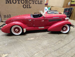 Vtg ERTL Diecast Toy 1935 Auburn Boattail Speedster 1:18 Scale Red Very Nice!