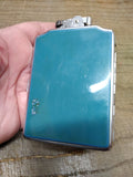 Vtg Post War Prince Memory Of Japan Cigarette Case Lighter Painted Map Of Japan
