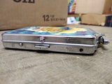 Vtg Post War Prince Memory Of Japan Cigarette Case Lighter Painted Map Of Japan