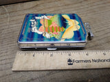 Vtg Post War Prince Memory Of Japan Cigarette Case Lighter Painted Map Of Japan