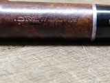 Vtg Brewster Imported Briar Apple Shape Smoking Pipe with Stinger Good Shape