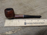 Vtg Brewster Imported Briar Apple Shape Smoking Pipe with Stinger Good Shape