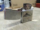 Vtg 1958 Zippo Ship USS Canberra Cag 2 Cigarette Lighter 2 Sided USA