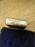 Vtg Zippo Pat. 2032695 3 Barrel Cigarette Lighter 1937 1950 Bradford Pa USA