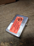 Vtg 1965 Zippo Factory Refurbished Sealed Cigarette Lighter Pat# 2517191