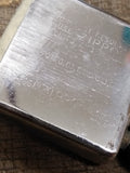 Vtg 1992 Zippo Cigarette Lighter Polished Chrome Nice Shape Bradford Pa USA