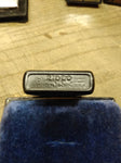 Vtg 1998 Zippo Cigarette Lighter Black Matte Marlboro Adventure Compass