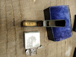 Vtg 1994 Zippo Cigarette Lighter USS Yorktown CG 48 US Navy Black Matte Nice!