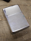 Vtg 1994 Zippo Cigarette Lighter USS Yorktown CG 48 US Navy Polished Chrome Box