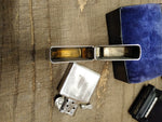 Vtg 1994 Zippo Cigarette Lighter USS Yorktown CG 48 US Navy Polished Chrome Box