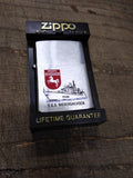 Vtg Unfired 1994 Zippo Cigarette Lighter German Frigate FGS F208 Niedersachsen