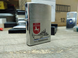Vtg Unfired 1994 Zippo Cigarette Lighter German Frigate FGS F208 Niedersachsen