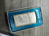 Vtg 1962 Zippo Slim Cigarette Lighter w/Box Hill Top Bowling League 1961-62