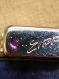 Vtg 1962 Zippo Slim Cigarette Lighter w/Box Hill Top Bowling League 1961-62