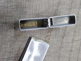 Vtg 1973 Zippo Slim Cigarette Lighter Sturm Machine Company Inc Polished Chrome