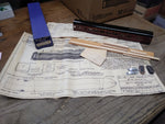 Vtg HO Gauge Blue Line Streamlined Model Kit Penn C-5 Coach Car Metal Body Box