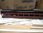 Vtg HO Gauge Blue Line Streamlined Model Kit Penn C-5 Coach Car Metal Body Box