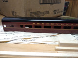 Vtg HO Gauge Blue Line Streamlined Model Kit Penn C-5 Coach Car Metal Body Box