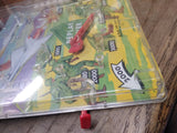 Vtg 1964 Marx Play Line Bagatelle Combat Pinball Game Original Box Works Good!