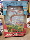 Vtg 1964 Marx Play Line Bagatelle Combat Pinball Game Original Box Works Good!