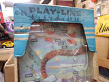 Vtg 1964 Marx Play Line Bagatelle Combat Pinball Game Original Box Works Good!