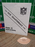 Vtg 1986 The VCR Quarterback NFL Board Game Interactive VCR Rules Great Shape!