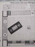Vtg 1986 The VCR Quarterback NFL Board Game Interactive VCR Rules Great Shape!