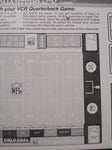Vtg 1986 The VCR Quarterback NFL Board Game Interactive VCR Rules Great Shape!