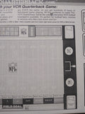 Vtg 1986 The VCR Quarterback NFL Board Game Interactive VCR Rules Great Shape!