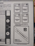 Vtg 1986 The VCR Quarterback NFL Board Game Interactive VCR Rules Great Shape!