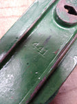 Vtg Cast Iron Toy Black Horse Drawn Freight Hay Farmers Green #441 Wagon 14 Inch
