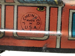 Vtg Antique 1918 J Chein Co Tin Wind Up Toy Car Limo w/Chauffeur & Family Works!