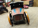 Vtg Antique 1918 J Chein Co Tin Wind Up Toy Car Limo w/Chauffeur & Family Works!