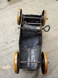 Vtg Antique 1918 J Chein Co Tin Wind Up Toy Car Limo w/Chauffeur & Family Works!