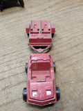 Vtg Tootsie Toy Die Cast Red Dune Buggy with Motorcycle Trailer
