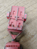 Vtg Tootsie Toy Die Cast Red Dune Buggy with Motorcycle Trailer