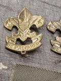 Vtg 4 Piece Boy Scouts Of America Lot 1st Class Rank Pins 1911 Medals and Badges