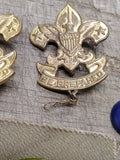Vtg 4 Piece Boy Scouts Of America Lot 1st Class Rank Pins 1911 Medals and Badges