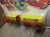 Vtg NOS 1978 Matchbox Two Pack TP1 Mercedes Truck & Trailer Diecast Display Pack