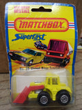 Vtg NOS 1978 Matchbox Superfast #29 Shovel Nose Tractor Diecast Display Pack