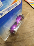 Vtg NOS 3 Pc Hot Wheels Diecast Motorcycle Lot Airy 8 Hammer Sled + Display Pack
