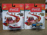 NOS Johnny Lightening Coca Cola 1955 Ford 1941 Chevy Woody Diecast Lot Orig Pack